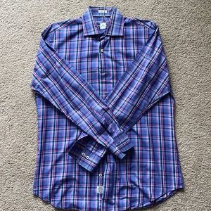 Purple & Pink Large Peter Milar Dress Shirt